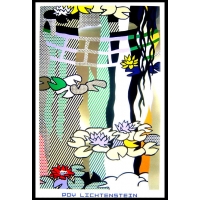 Waterlilies With Japanese Bridge