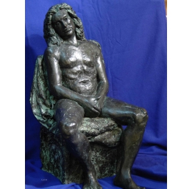 Rembrandt in Bronze: Seated Male Nude