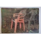 Plastic chairs, from the series "childhoodhome"