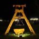 Duitse mijnbouwtoren in het Ruhrgebied - Buiten Barbecue Houtskoolgrill - Tuinornament