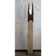 Oak Column & Garden Torch "Nature Crown" - Handmade - Unique Art Object