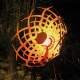 Outdoor Lamp - "Umbrella" (Alpha) - Rusty - ART - garden decoration - 70cm