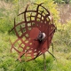 Outdoor Lamp - "Umbrella" (Alpha) - Rusty - ART - garden decoration - 70cm