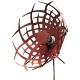 Außenlampe - "Regenschirm" (Alpha) - Rostig - ART - Gartendekoration - 70cm