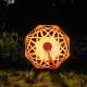 Outdoor Lamp - "Umbrella" (Beta) - Rusty - ART - garden decoration - 70cm