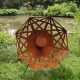 Outdoor Lamp - "Umbrella" (Beta) - Rusty - ART - garden decoration - 70cm