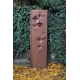 Stalen tuinmuur - "Triangles" - Modern buitenornament - 54 × 195 cm