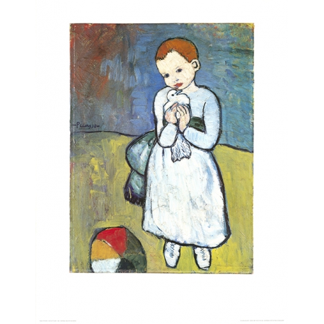 Child with dove