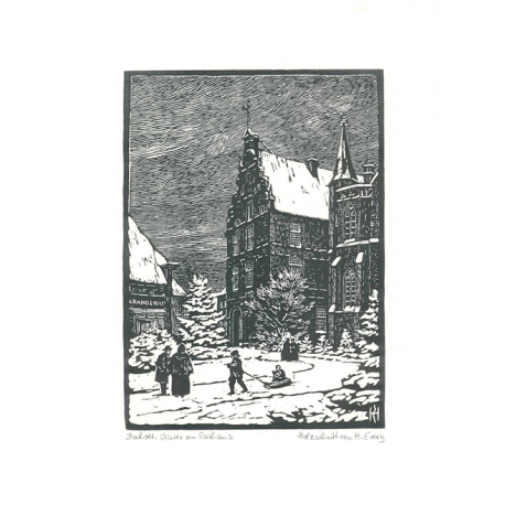 Bocholt, Winter op het stadhuis