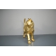 Golden cat pair 24 Karat gilded