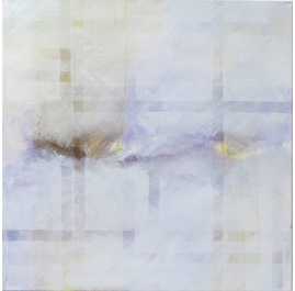 Painting  - Clouds interwoven with purple