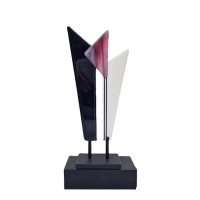 Modern Glass Urn - Connected
