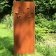 Steel Garden Wall - "Pond 1" - Modern Outdoor Ornament - 75 x 195 cm