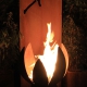 Fireplace - "Base Plate 60x60cm" - Modern Outdoor Ornament