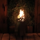 Fireplace - "Base Plate 60x60cm" - Modern Outdoor Ornament