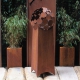 Fireplace - "Base Plate 60x60cm" - Modern Outdoor Ornament