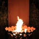 Fireplace - "Big Bowl with high Base" - Modern Outdoor Ornament