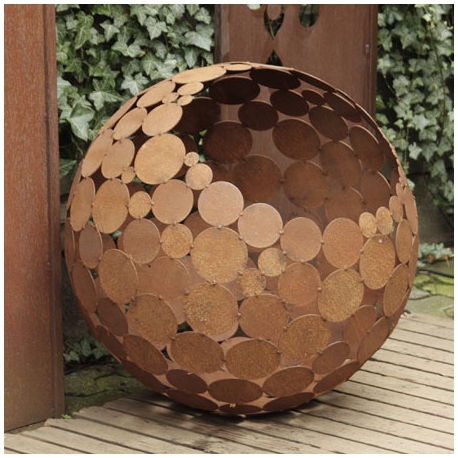 Feuerstelle/Dekoration - "Kugel" D55cm  - Moderne Außenverzierung