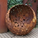 Feuerstelle/Dekoration - "Kugel" D75cm  - Moderne Außenverzierung