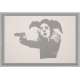Banksy x Clown Skateboards (Hellblau) – Limitierter & Zertifizierter Siebdruck | Exklusives Sammlerstück