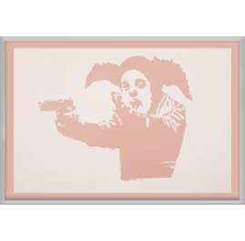 Banksy - Green Clown Skateboards / Document - Screen print, certified and limited
