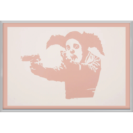 Banksy - Green Clown Skateboards / Document - Screen print, certified and limited