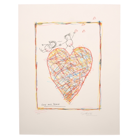 Schlote, Wilhelm - Love and Peace, 2017 - Giclee - hand signed