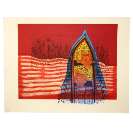 Hundertwasser, Friedensreich - The Rocket, 1988 - HWG 101 - Color Variant
