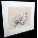 Coester, Otto - Landscape I - Pen and ink drawing - ca. 1950 - Unique