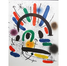Miró, Joan - Litografia Original II - Mourlot 858 - color lithograph