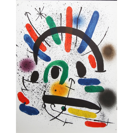 Miró, Joan - Litografia Original II - Mourlot 858 - color lithograph