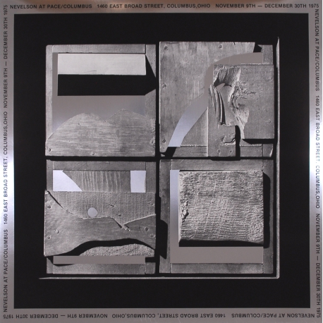 Nevelson, Louise - End of Day - Serigraph on silver foil