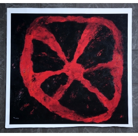 Armando - The Wheel - Giclée on canvas - hand signed