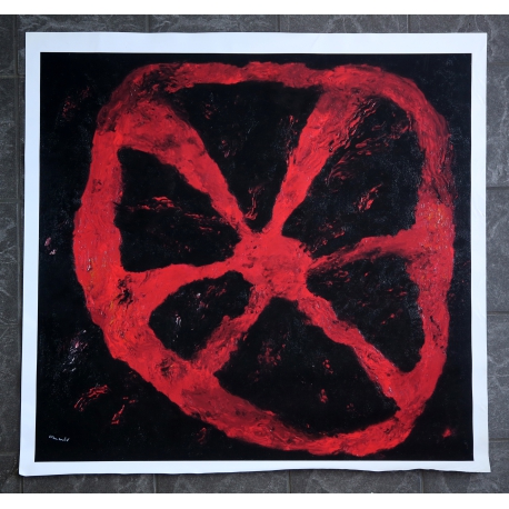 Armando - The Wheel - Giclée on canvas - hand signed