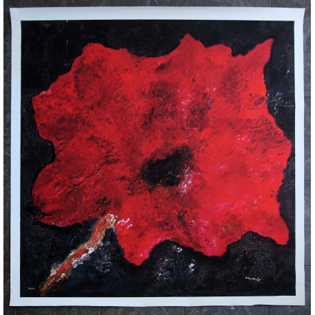 Armando - The Flower - Giclée on canvas - hand signed