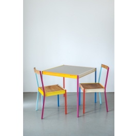 Modern Table - Colorful, Simple, Playful - Clean, Compact Design