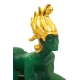 Prof. Fuchs, Ernst - Viennese Sphinx - polymer art casting on marble base, partially gilded, signed