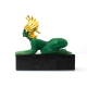 Prof. Fuchs, Ernst - Viennese Sphinx - polymer art casting on marble base, partially gilded, signed