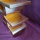 Indiana, Robert - LOVE/PREM - gold - ceramic sculpture - signed