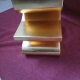 Indiana, Robert - LOVE/PREM - gold - ceramic sculpture - signed