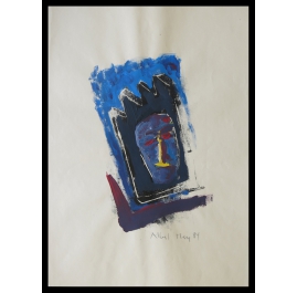 Merz, Albert - Monotype I - 1984, hand-signed unique piece