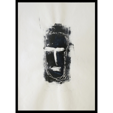 Merz, Albert - Monotype IV - 1984, hand-signed unique piece