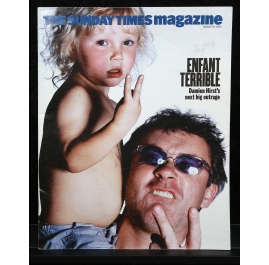 Hirst, Damien - The Sunday Times Magazine - 2 x hand signed