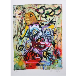 Kostabi, Paul - Legend in the Midst - NEW EDITION - Giclée - hand signed