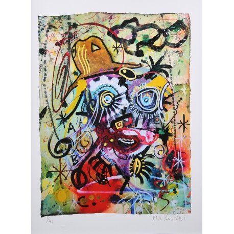 Kostabi, Paul - Legend in the Midst - NEW EDITION - Giclée - hand signed