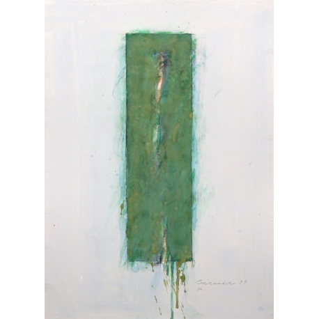 Berner, Bernd -untitled - 1999 - gouache on laid paper - hand signed
