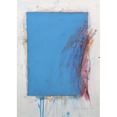 Berner, Bernd -untitled - 1999 - gouache on laid paper - hand signed
