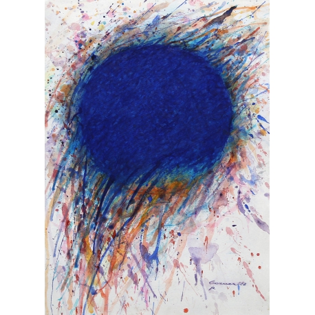 Berner, Bernd -untitled - 1999 - gouache on laid paper - hand signed