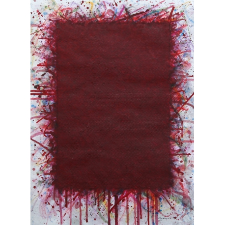 Berner, Bernd -untitled - 1985 - gouache on laid paper - hand signed