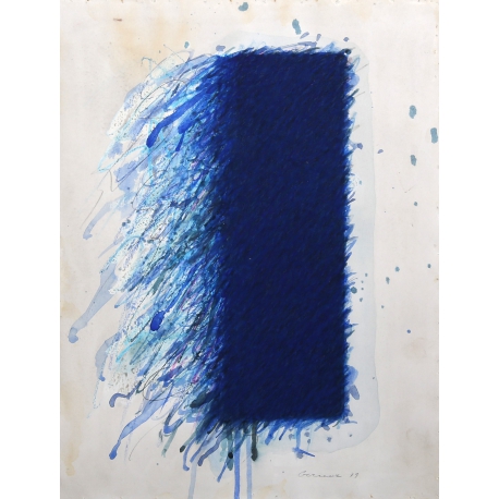 Berner, Bernd -untitled - 1979 - gouache on laid paper - hand signed